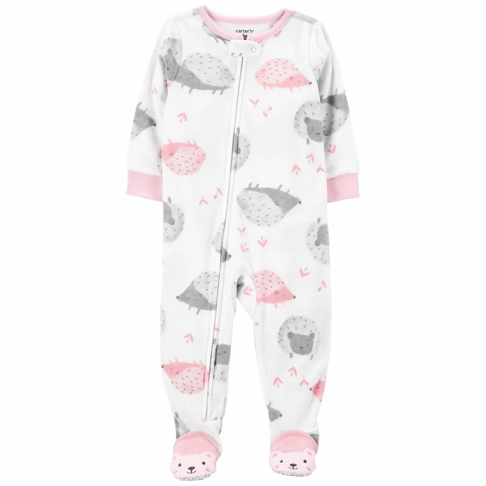 🤍Bundle 3 for $15🤍 1-Piece Hedgehog Fleece Footie Pyjamas Carters 5T